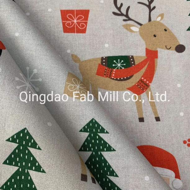 Weihnachten Digital bedruckte Baumwollgewebe für Patchwork und Quilt