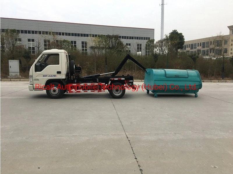 Neu/gebraucht Dongfeng 4X2 kleine Haken Arm Eimer Typ Sanitation Müll LKW, Küche Müll Recycling LKW