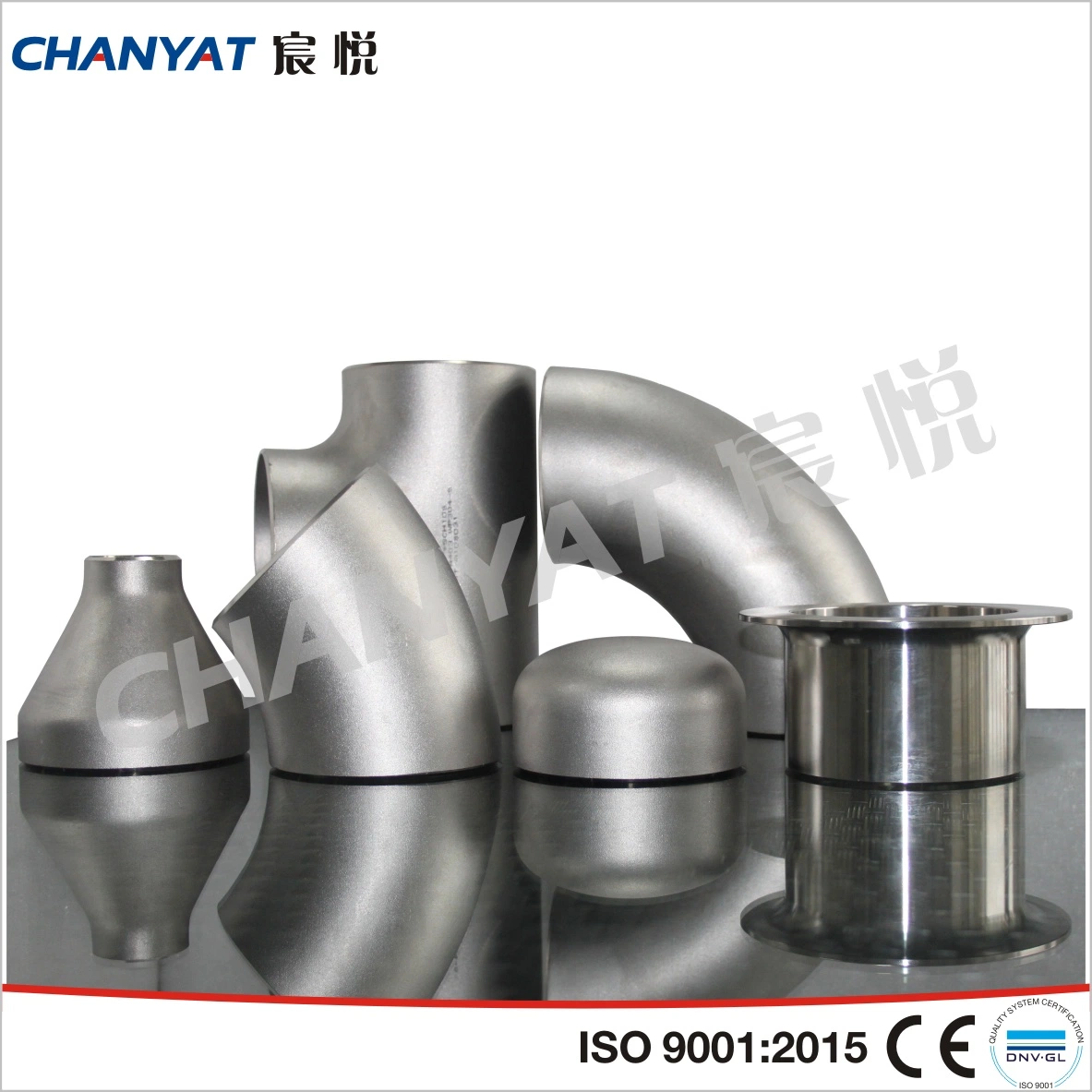 ASME, DIN, JIS, GOST Butt welding Stainless Steel pipe fitting