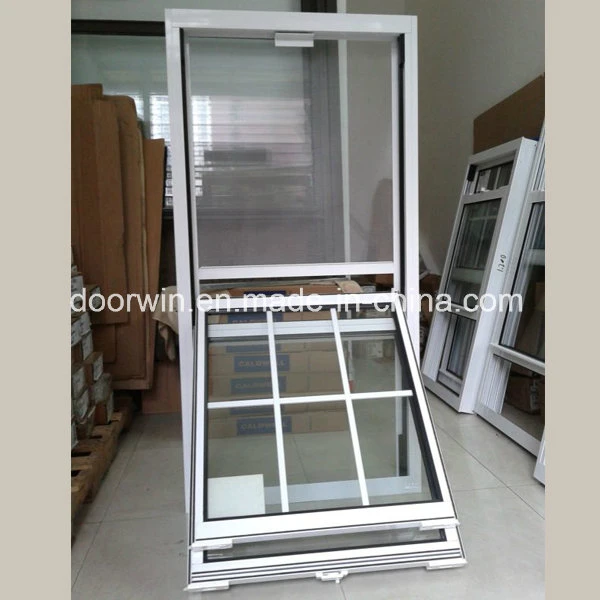 Ultra-Large Type Single Hung Thermal Break Aluminum Window Export to USA/America, American Window Grille Design