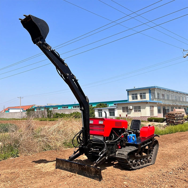 80 HP Rice Paddy Field Light Crawler Tractor Machine Agricultural Farm Equipment