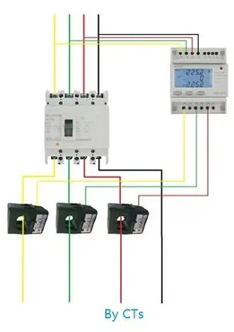 Acrel Pantalla digital multifunción de fase 3 Medidor de potencia en carril DIN Adl400 para el SME con la certificación de mediados de la detección de armónicos