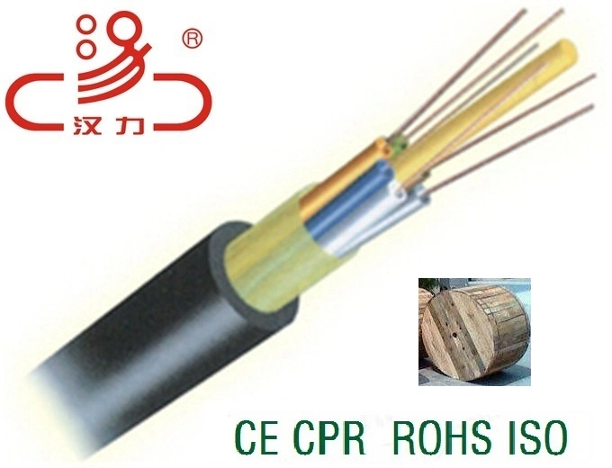 Outdoor Optical Fiber Cable GYFTC8Y Gyftc8s Drop Wire Fiber Optical Cable