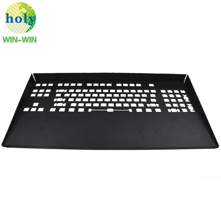 OEM High Precision Black Anodized Aluminium CNC Machining Mechanical Computer Keyboard Parts