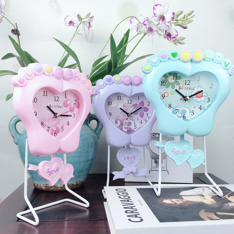 Promotion High quality/High cost performance  Basketball Team Member Shape Desk Table Clocks Kids Plastic Alarm Clock Children&prime; S Room Decoration Alarm Clock