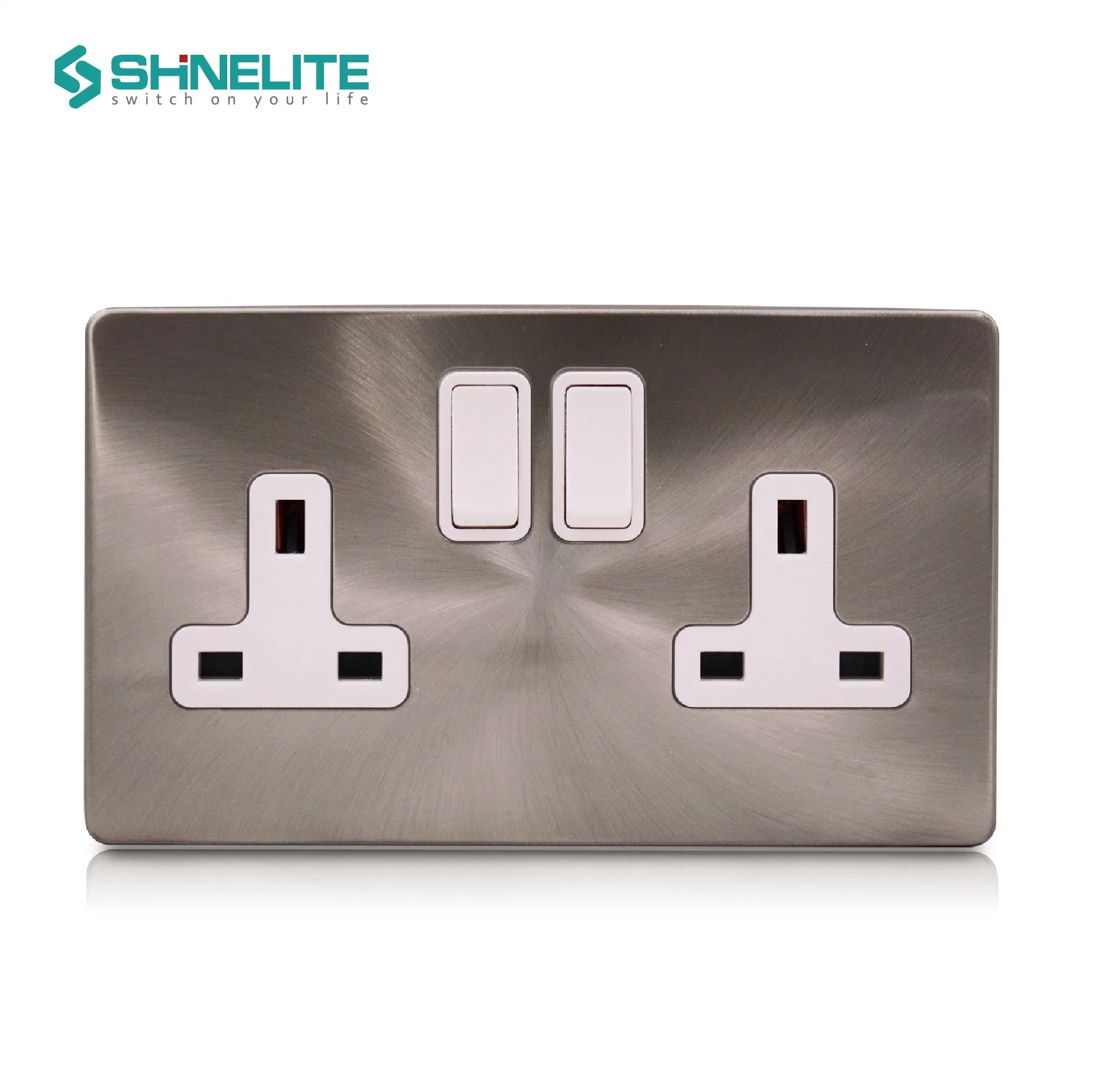 High quality/High cost performance Stainless Steel 15A Round-Pin Socket with Ce