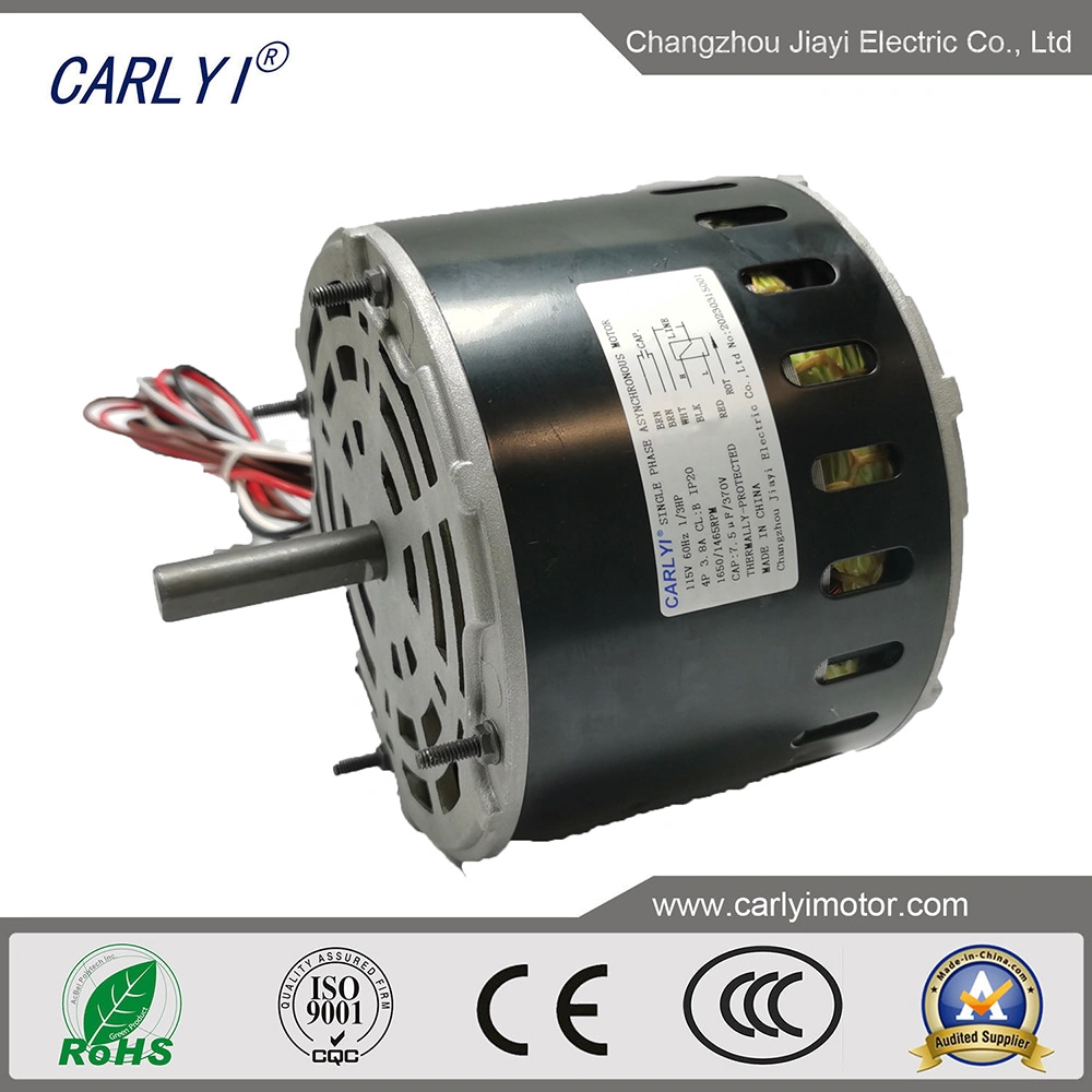 1/3HP Motor de CA de funcionamiento de condensador monofásico para acondicionadores de aire comerciales