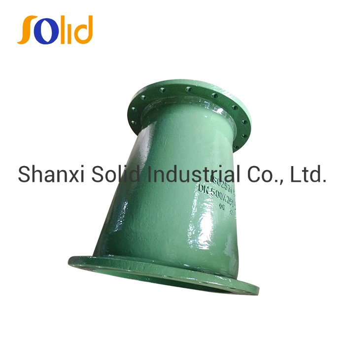 ISO2531/En545/En598 Ductile Iron Pipe Fitting with Epoxy Green Fbe Coating