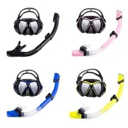 Tempered Glass Silicone Snorkeling Diving Equipment