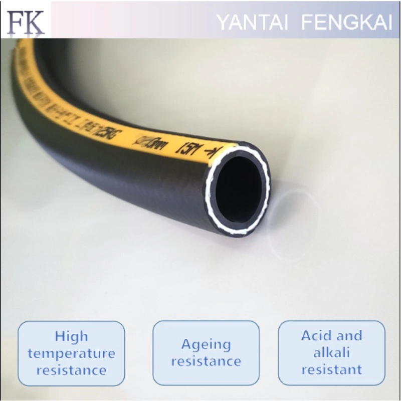 Black Agricultural Irrigation Four Season Soft Cloth Rubber Hose