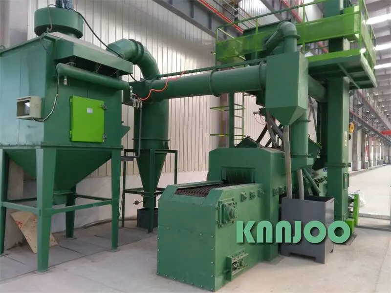 Mesh Belt Type Industrial Metal Parts Blast Cleaning Machine