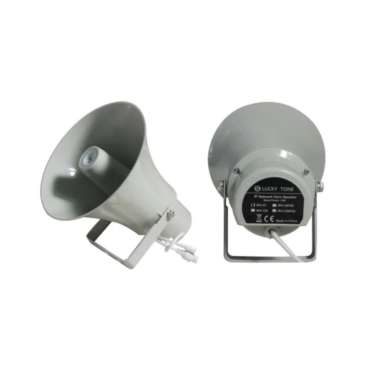 15W IP/SIP Red PA sistema altavoz de bocina con audio local Sistema de entrada Eco IP PA IP67 IP Poe impermeable al aire libre Altavoz