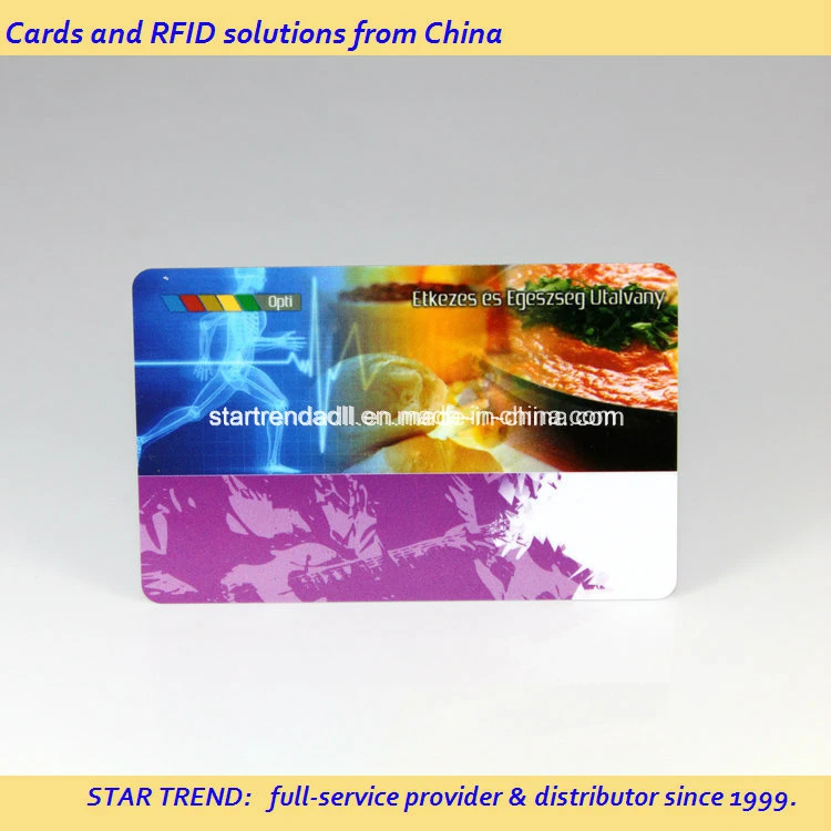 Snack Bar Card Made of PVC with Magnetic Stripe (ISO 7811)