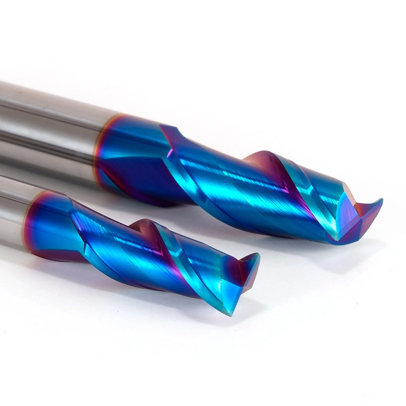 HRC65 2-Edge Tungsten Steel Milling Cutter Alloy Stainless Steel Special Milling Cutter Quenched Hard Coated CNC Tools