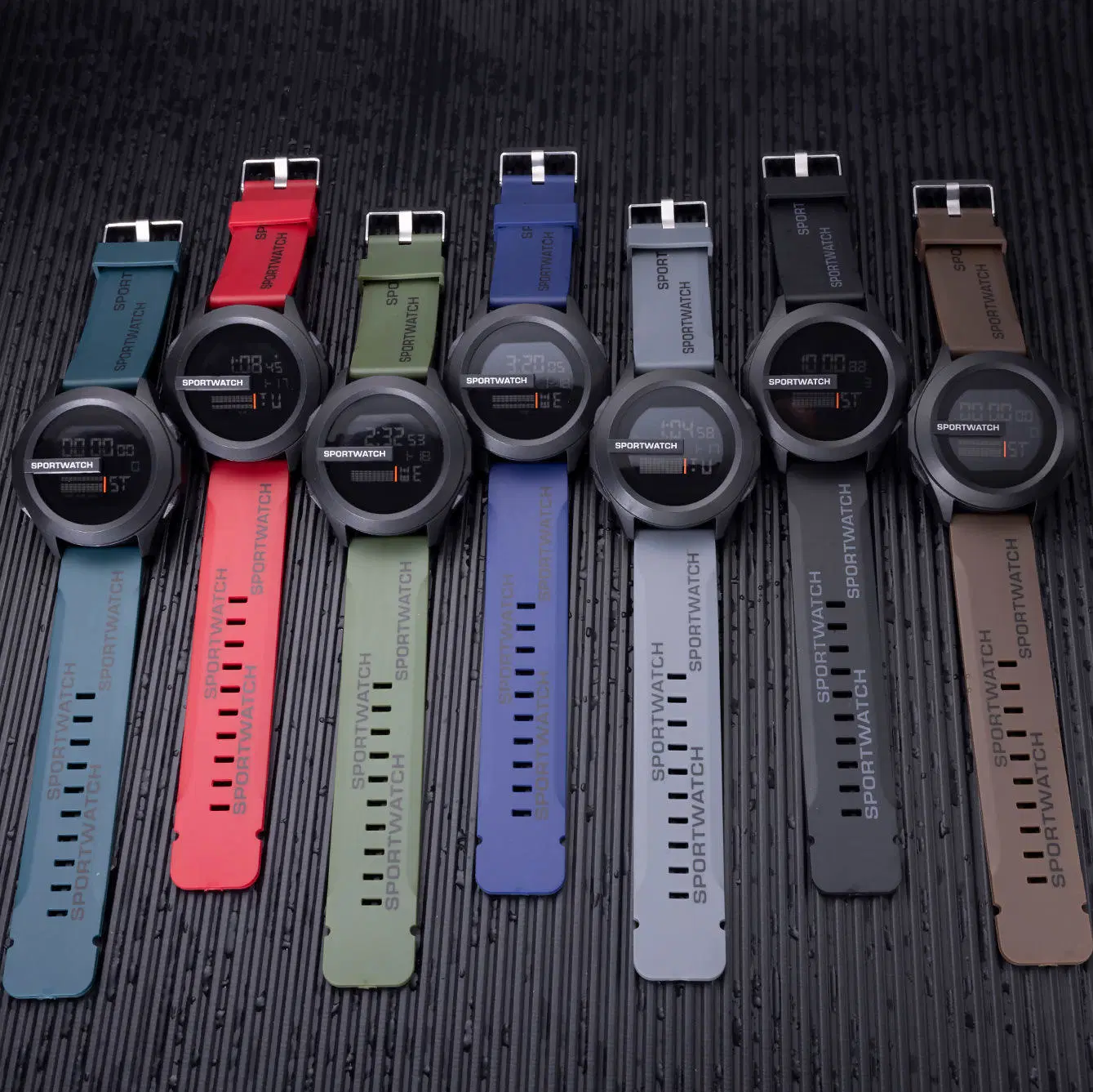 Fashion Electronic Silicone Smart Digital Watches Waterproof Student Sports Watch