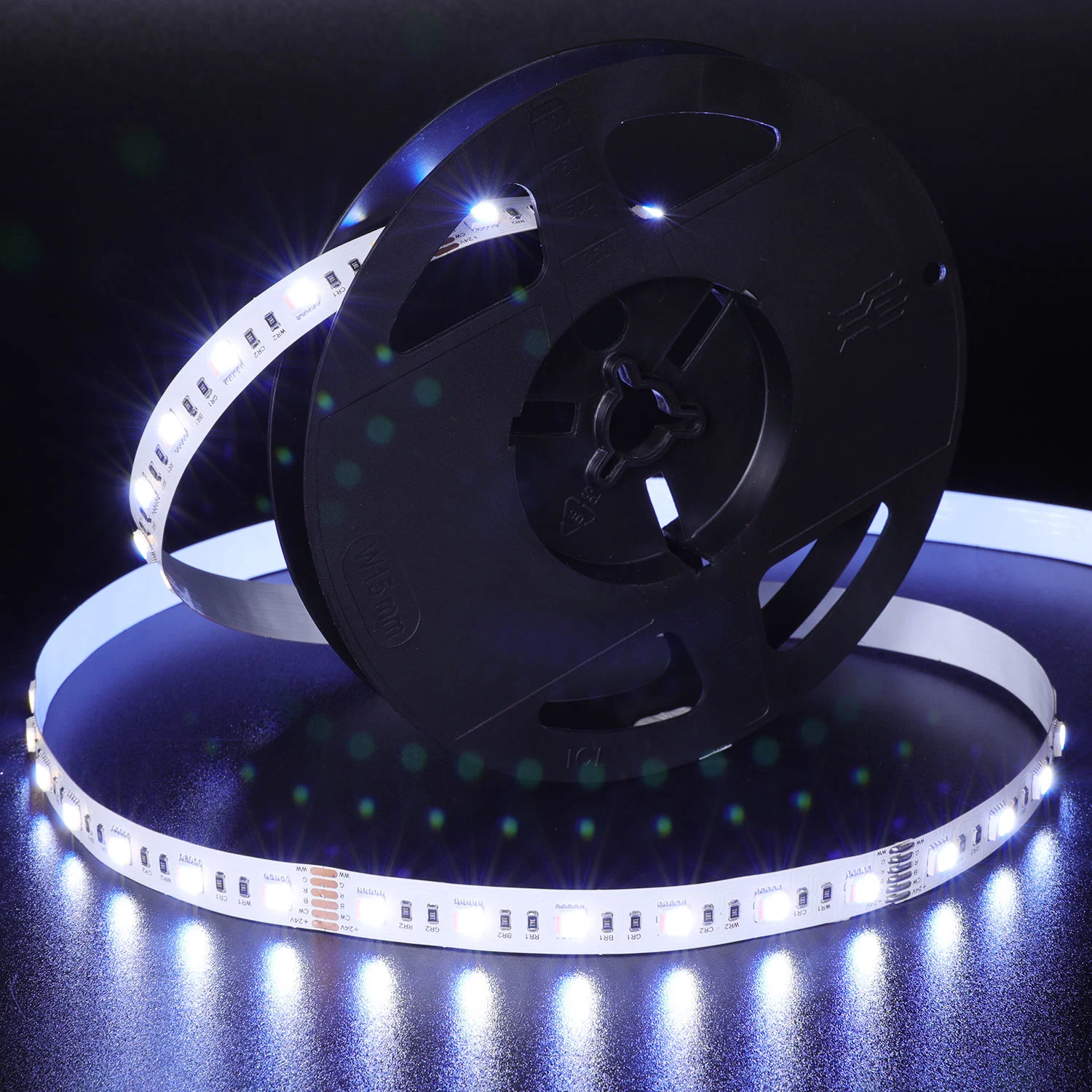 SMD5050 RGBCW Colorful LED Strip Lights Flexible LED Rope Lamp For Home Decorative