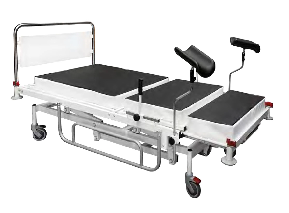 Mc-H03 Mobile Hospital Furniture Hydraulic Gynecological Obstetric Delivery Bed with Castors