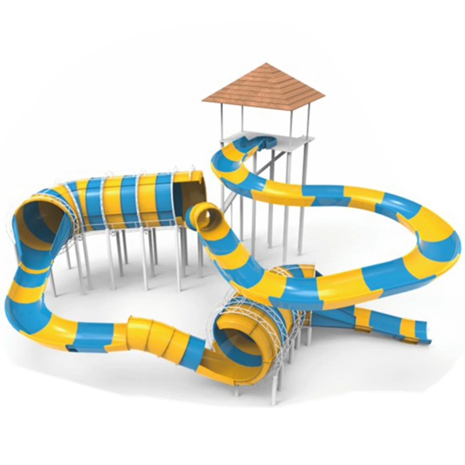 Adult Water Park Glass Fiber Reinforced Plastic Slide Sports Equipment