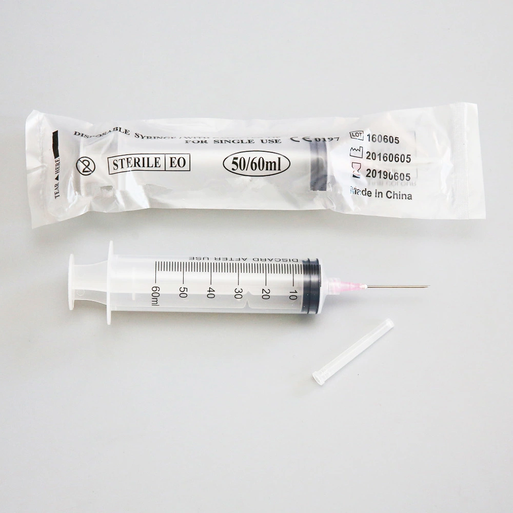 Medical Disposable Syringe with Needle for Human and Animal Use