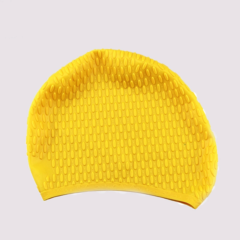 Waterproof Swim Caps Unisex Bath Hat Silicone Long Ear Cap Ci19092