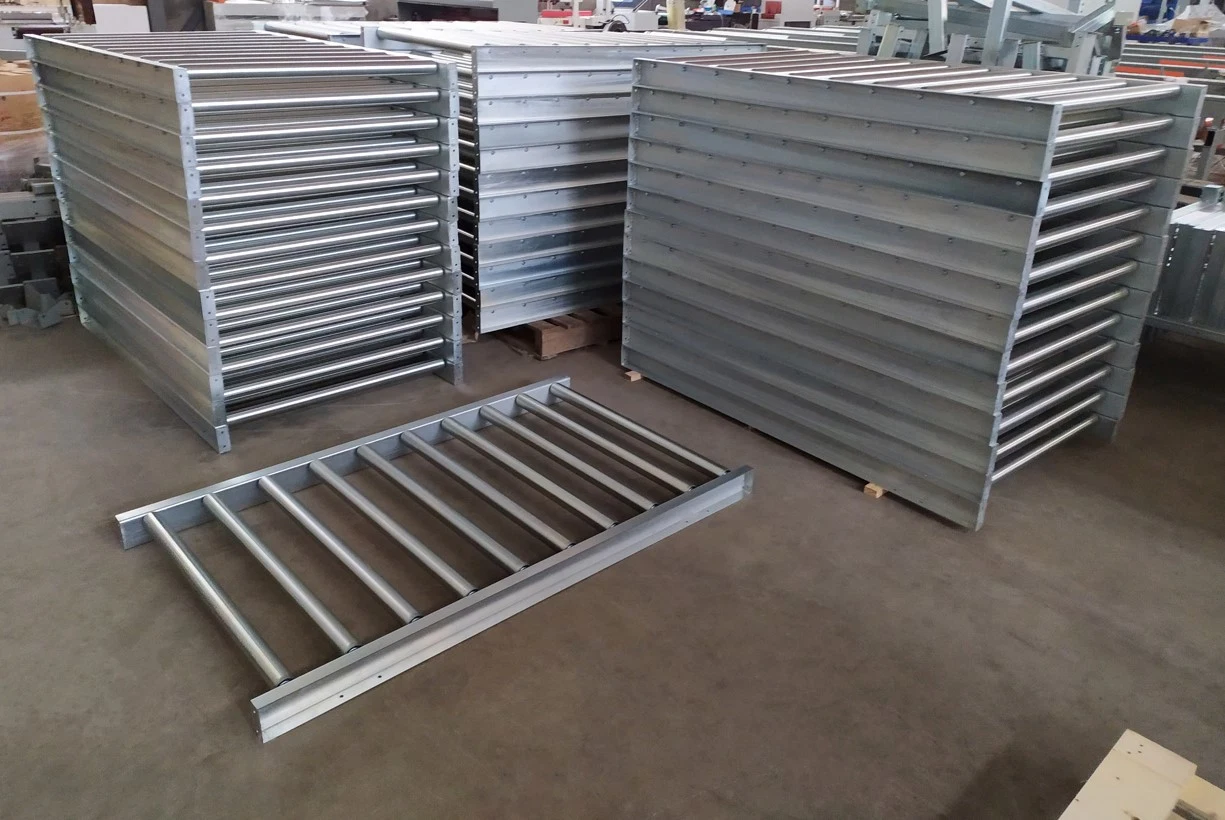 Optional Stainless Steel/Galvanized Steel Material Roller Gravity Conveyor