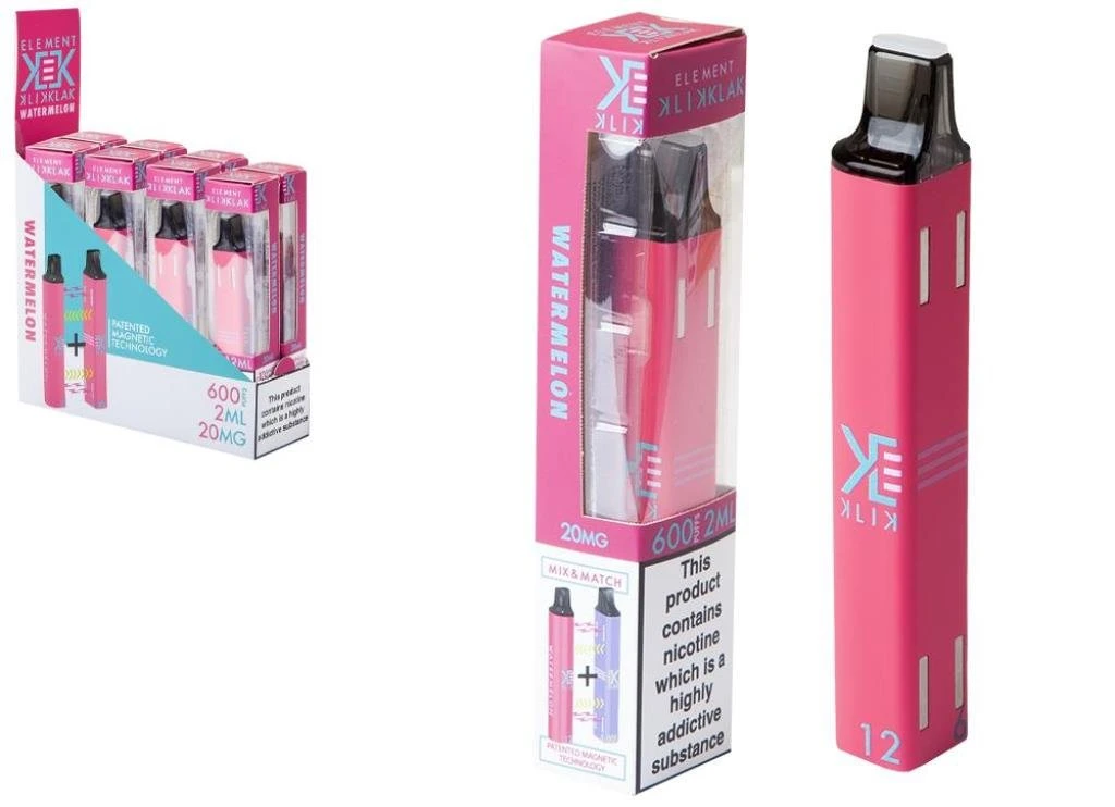 Disposable/Chargeable Electronic Cigarette 2% E Cig 600 Puff Wholesale/Supplier Disposable/Chargeable Vape Pen
