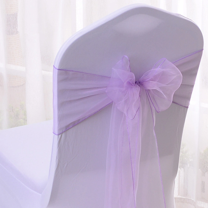 6.5*108" Sheer Organza Chair Sashes for Party Decoration