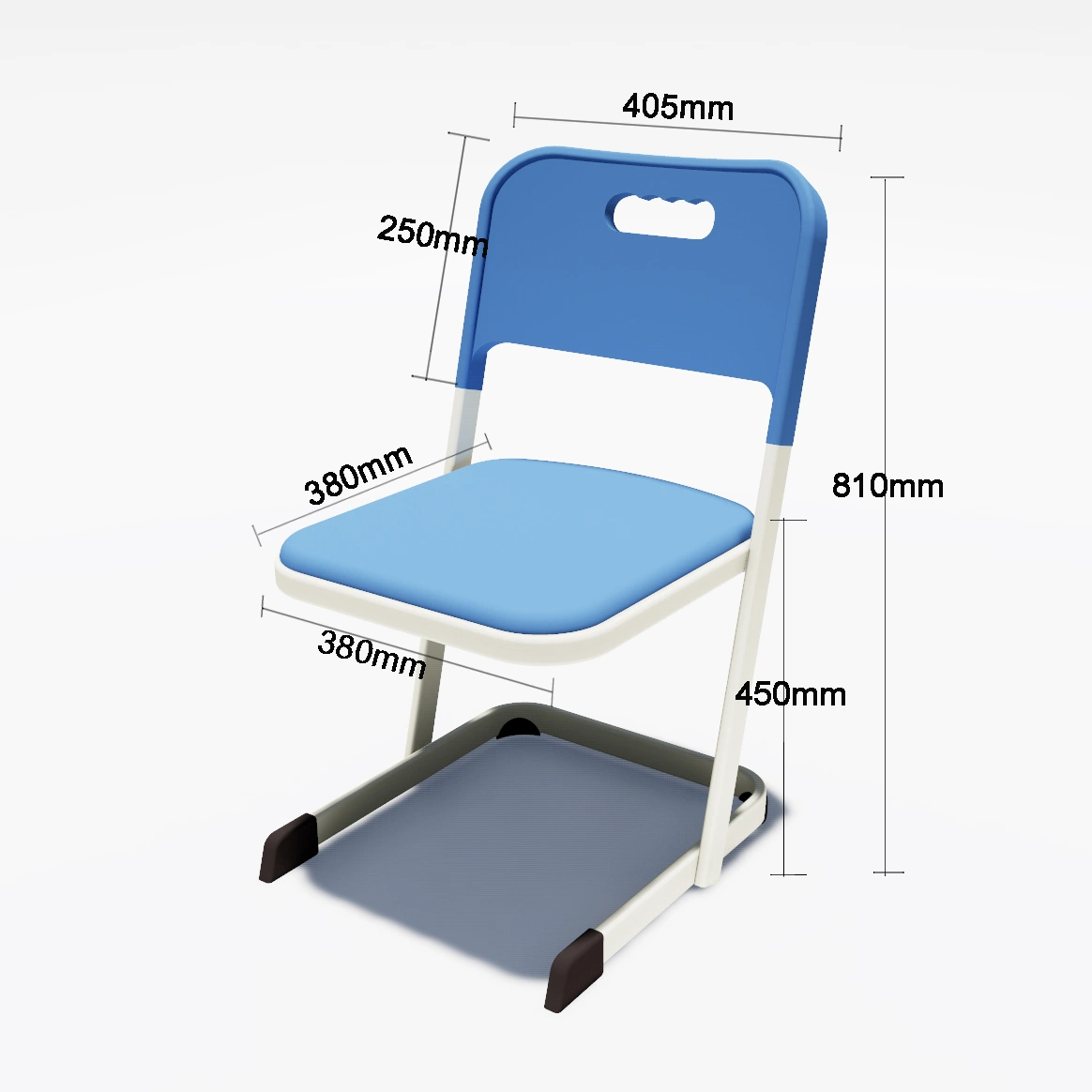 Furniture Set Study Sets Wood Plastic Combo University Classroom Student Desk and Chair