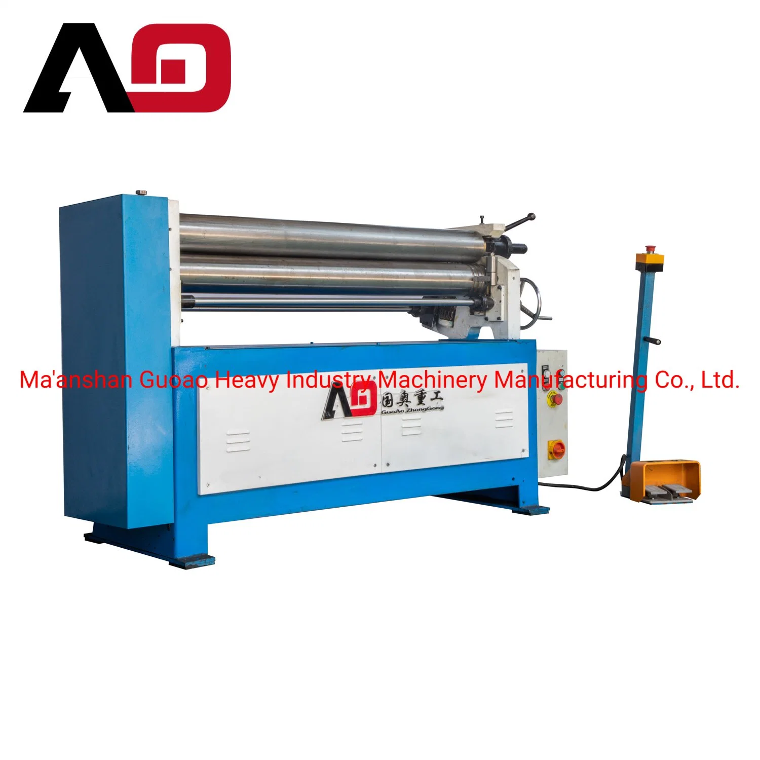 Plate Bending Machine/Mechanical 3-Roller Plate Rolling Machine From Made in China