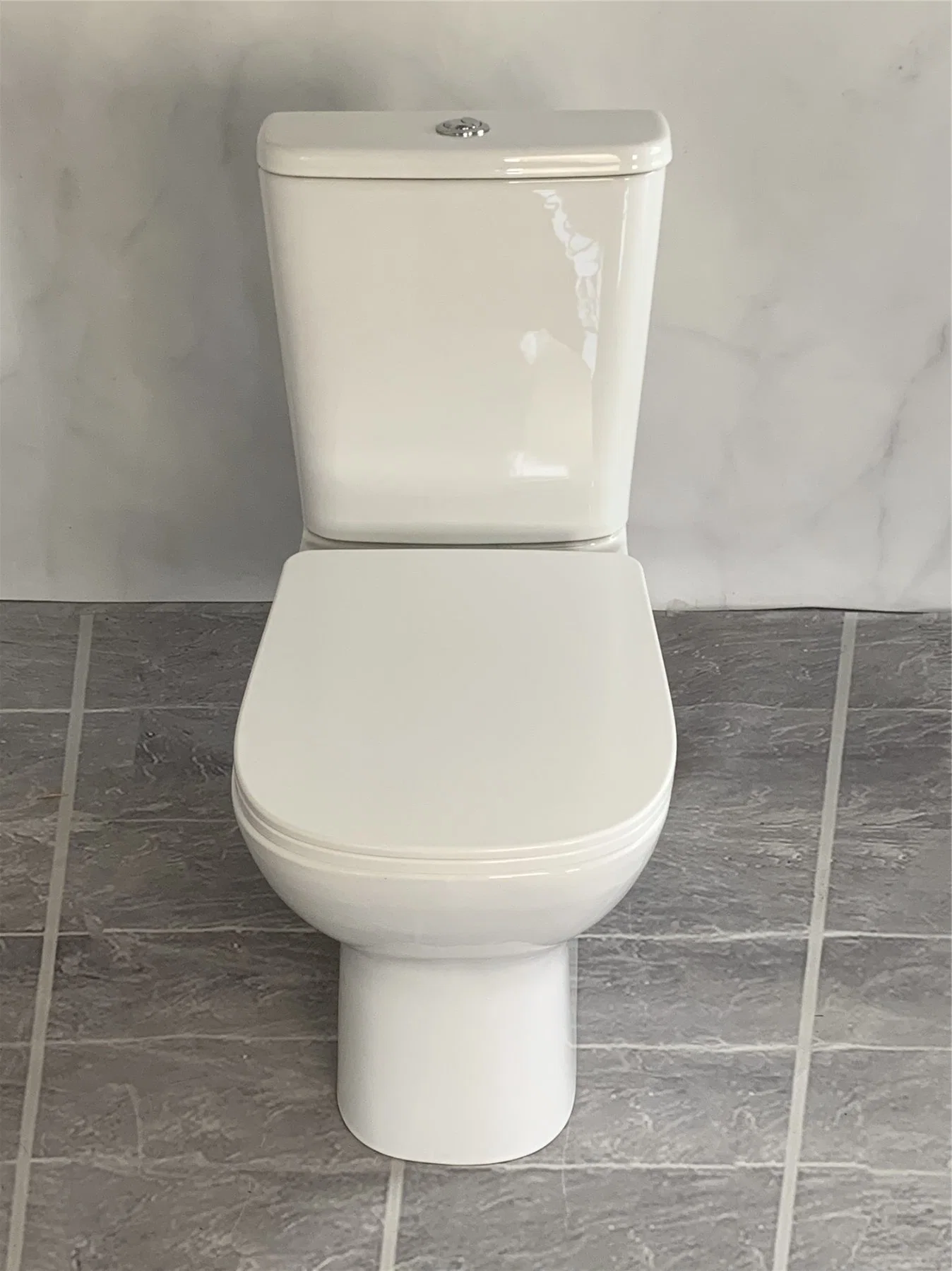 Neues Design Quadratische Form Wc Toiletten Sanitärkeramik Chaozhou Keramik Ptrap Randlos Zwei Stück Set Badezimmer