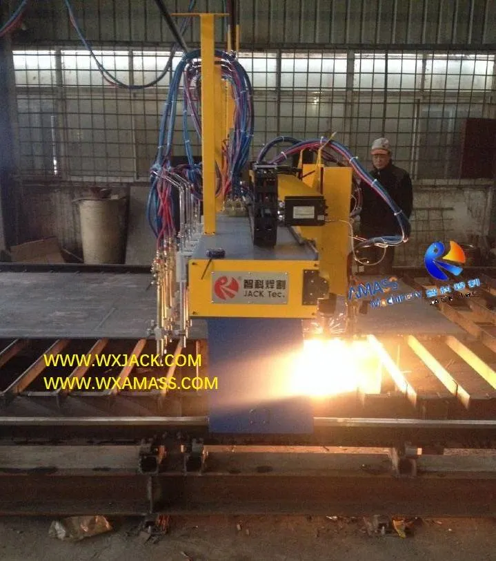 CNC-CG4000mm Strip Thermal Gas Oxygen Sheet Metal Cut Flame and Plasma Plate Cutting Machine