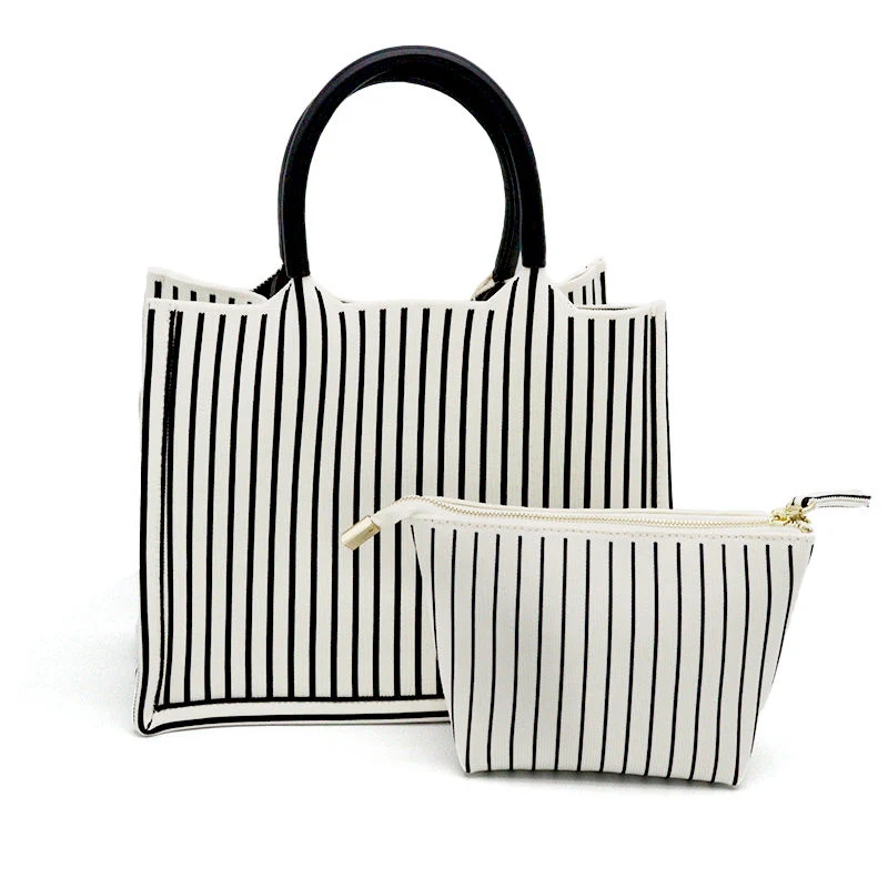 2023 Fashionable Stripe Design Handbags for Women