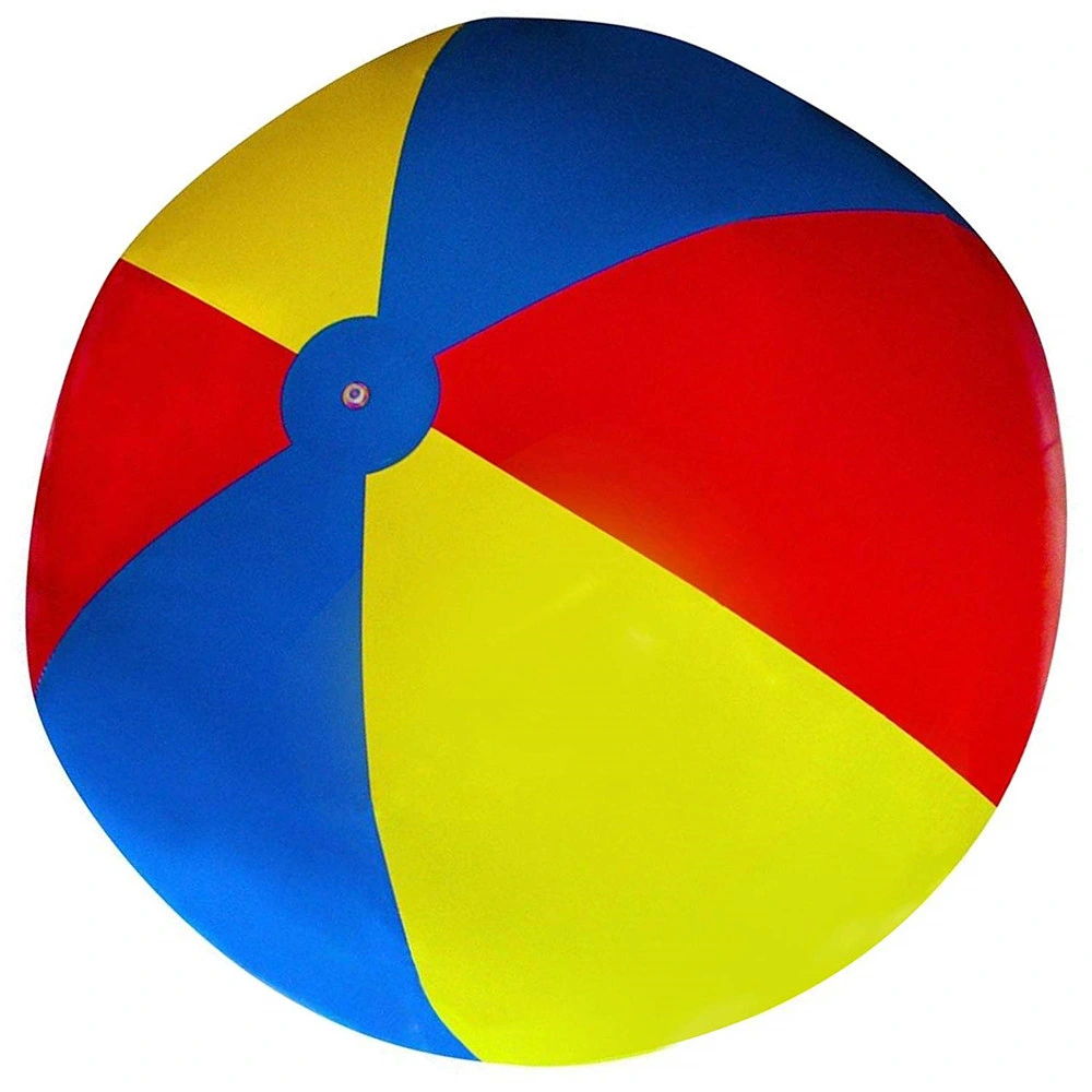 Gigante inflable colorida Pelota de playa grande de agua de PVC engrosada Three-Color Voleibol Fútbol fiesta al aire libre kids juguetes Bl15372