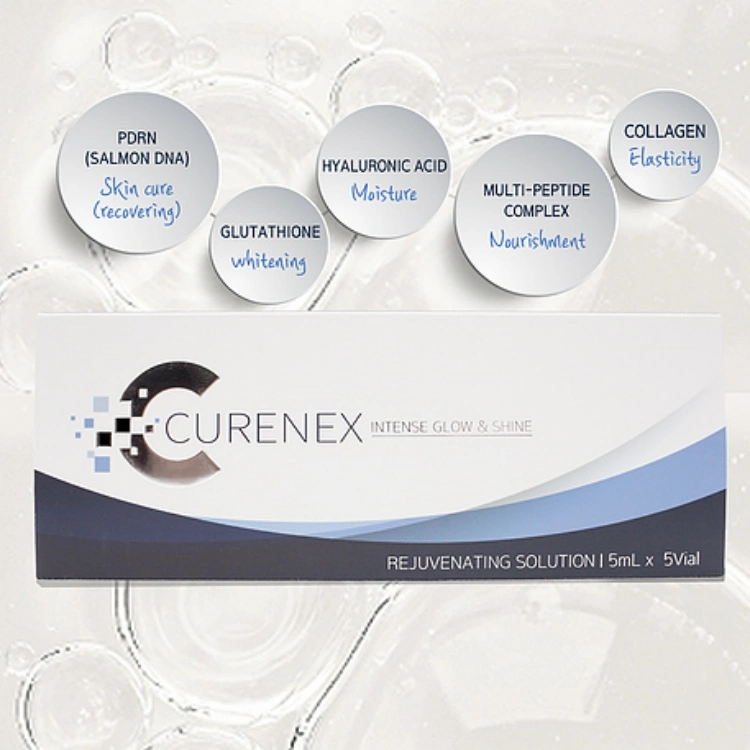 Korean Brand Pdrn Curenex Skin Rejuvenating Ampoule Skin Booster for Remove Dark Circles