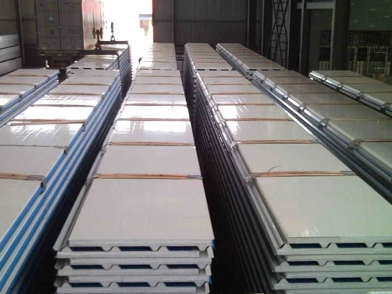 Trapezoidal PVDF Coating Roof Sandwich Panel for Building Material with SGS