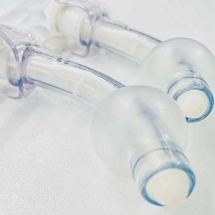 PVC Medical Disposables Tracheostomy Tube with Cuff Anesthesitic