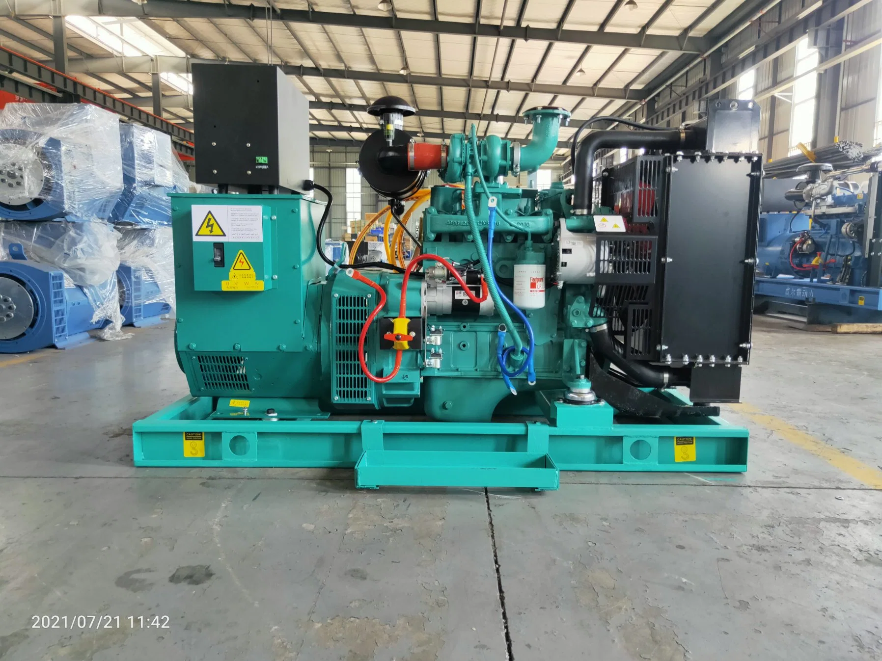 Wilba 50Hz 60Hz Powered by Dcec Engine 4bt3.9-G2 Prime Power 32kw 40kVA Diesel Generator Set