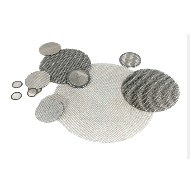 100 Micron Round Screen Stainless Steel Filter Mesh Disc