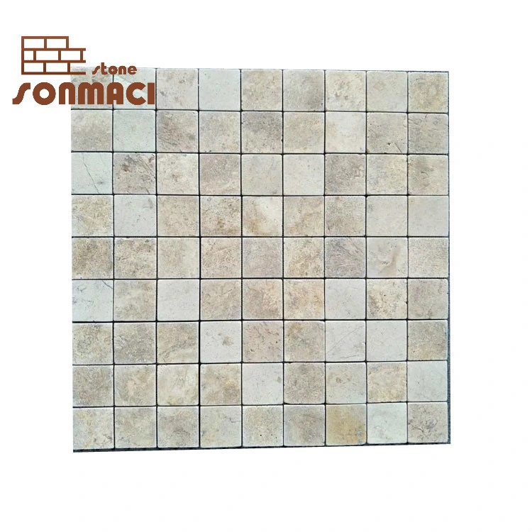 Yellow Marble Mosaic Stepping Stone Tiles