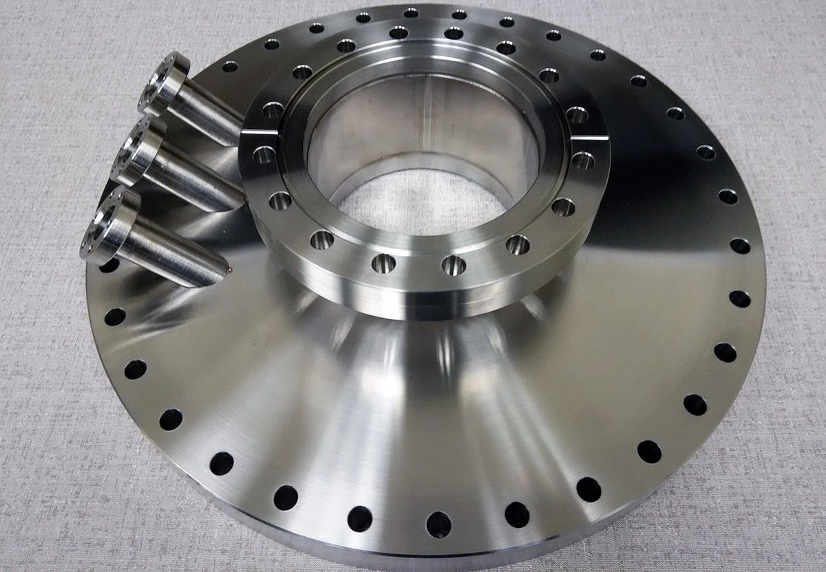 CNC Precision Machined Stainless Steel Titanium Uhv Spherical Square Vacuum Chamber