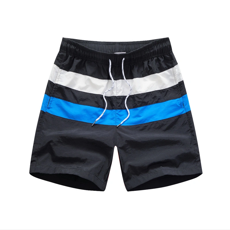 2021 Men Colors Stripe Swim Trunks Shorts Beach Short Adult Swimwear Pants Swim Short