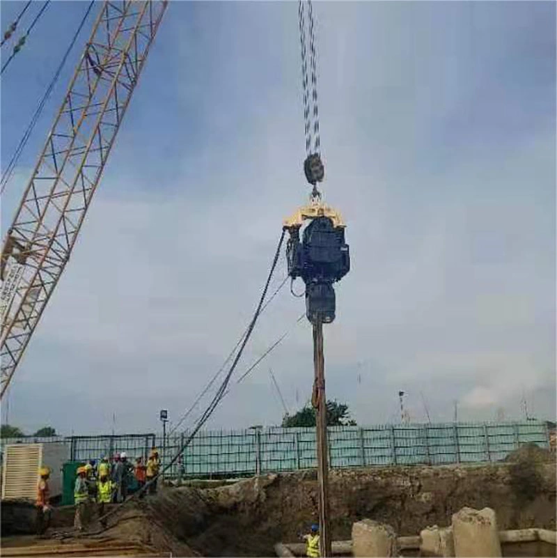 Martillo vibratorio hidráulico para poder eléctrico de Dz-60 de Yongan Maquinaria