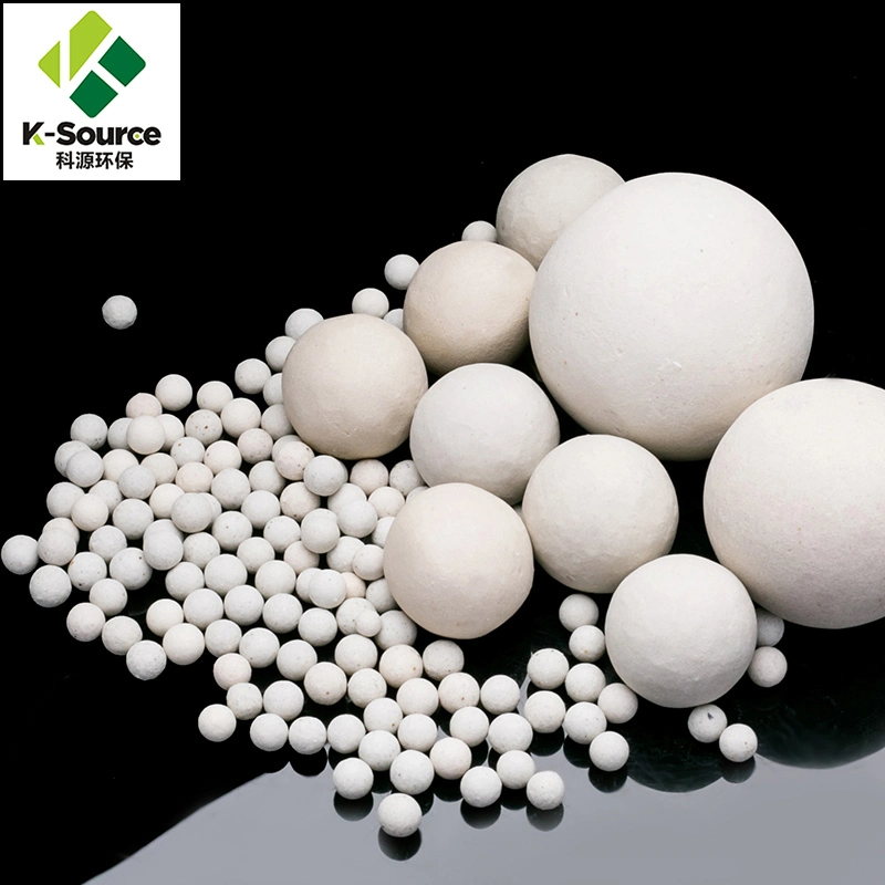 17-19% Al2O3 Inert Alumina Ceramic Ball 3mm 6mm 10mm Support Media Porcelain Balls