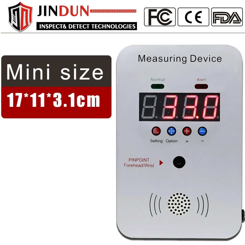 Tragbares Infrarot-Thermometer für Körperfronte mit Temperaturalarm