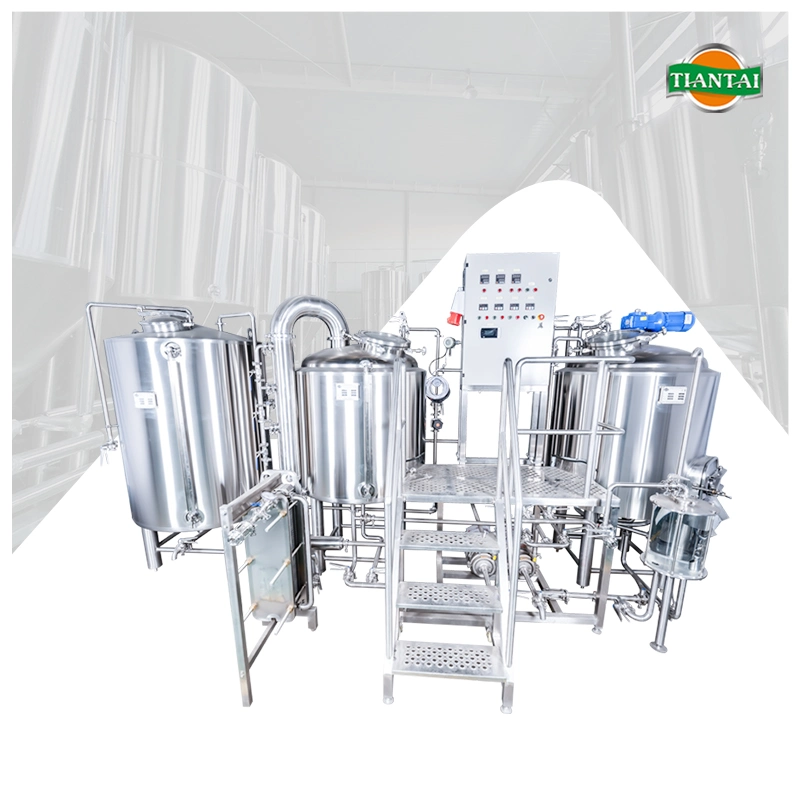 200L Nano 2-Vessel Steam Heating Tiantai Hot Water Tank Beer Brewing Equipment