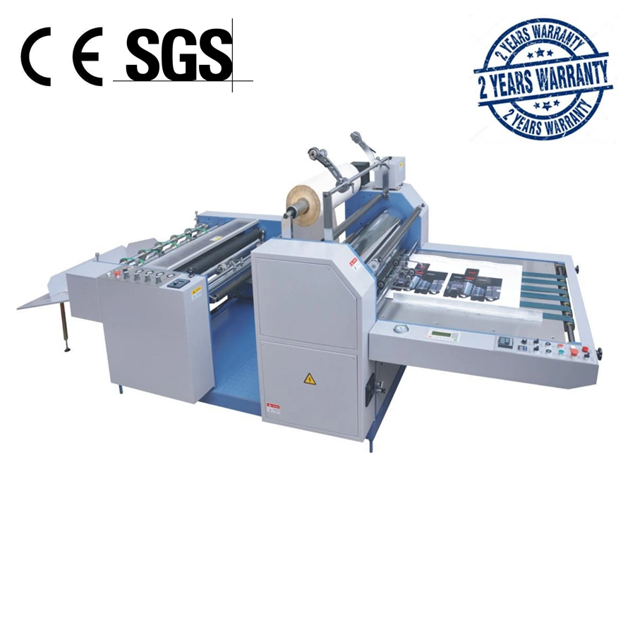 Semi-automatique plastificateur Pre-Coated Film Split boîte en carton
 ondulé de laminage de la machine (SFML-720B)