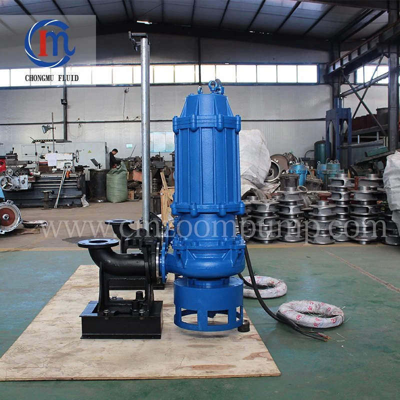 Non-Clogging Submersible Dirty Waste Water Drainage Pump Vertical Stainless Steel Sludge Centrifugal Pump Wq Submersible Cutter Grinder Mining Sewage Pump