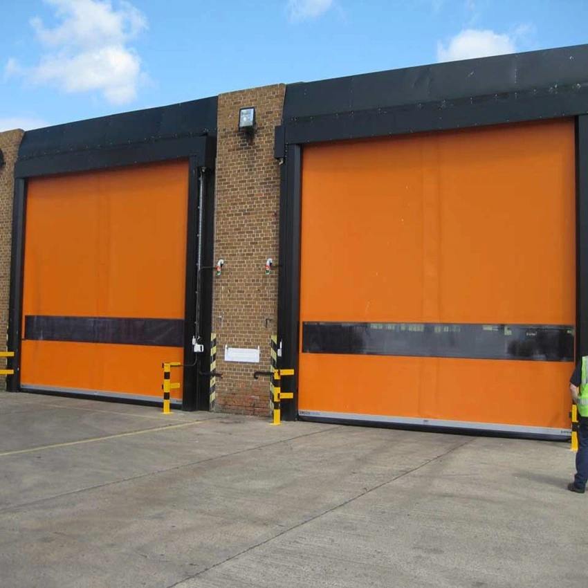 Zipper Type Airtight Rapid Roller Shutter Door for Positive Pressure