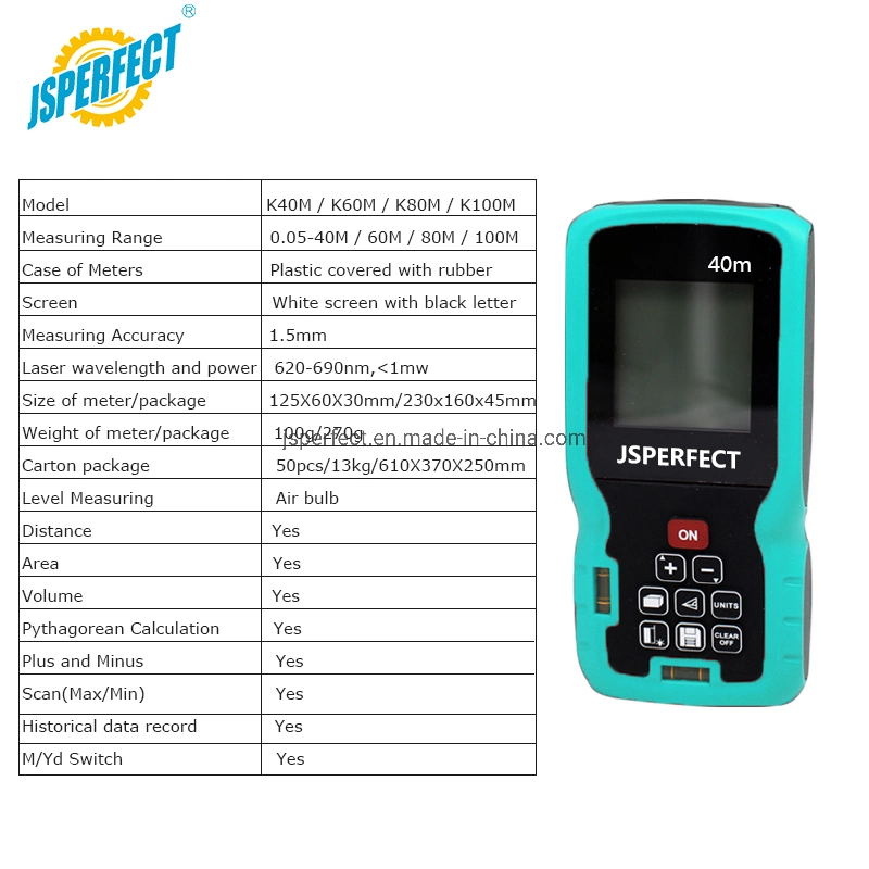 40m a Laser Rangefinder Manufacturers Distance Meter