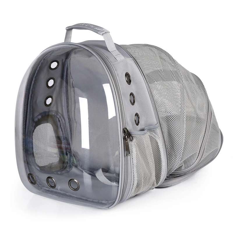 Hot Sales Expandable Pet Bag Breathable Space Capsule Grid Portable Travel Pet Bag